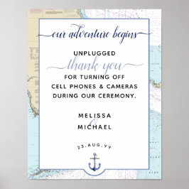 Poster Notre aventure commence | #Nautical #Florida #Mari