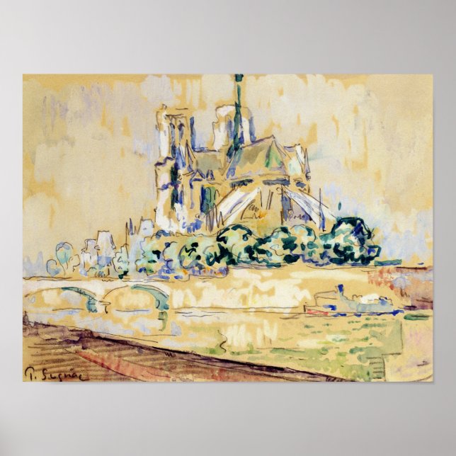 Poster Notre-Dame, 1885 (Devant)