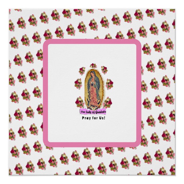 Poster Notre-Dame de Guadalupe (Devant)