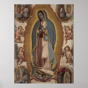 POSTER NOTRE DAME DE GUADALUPE (40X53 DE PLUS)