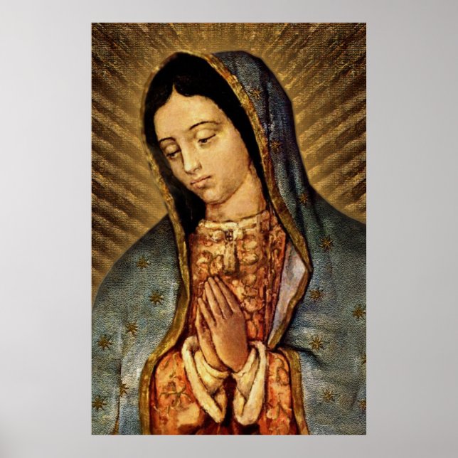 Poster Notre-Dame de Guadalupe Image de dévotion (Devant)
