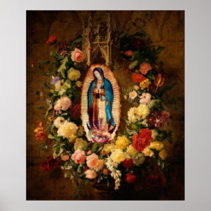 Poster Notre-Dame de Guadalupe, Nuestra Señora de Guadalu