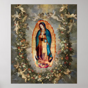 Poster Notre-Dame de Guadalupe, Nuestra Señora de Guadalu