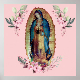 Poster Notre-Dame de Guadalupe, Nuestra Señora de Guadalu
