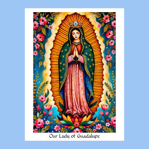 Poster Notre-Dame de Guadalupe Patron Saint du Mexique