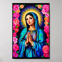 Notre-Dame de Guadalupe priant Vierge Marie Petite