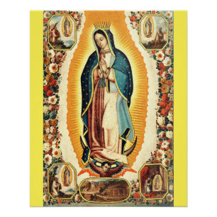 Poster Notre Dame de Guadalupe Radiant Art