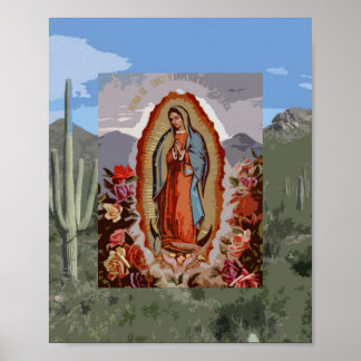 Poster Notre-Dame de Guadalupe Sonoran