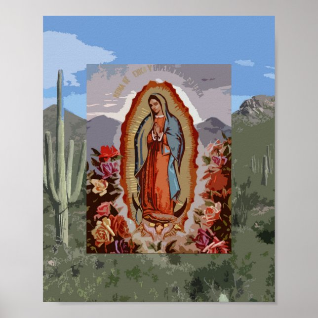 Poster Notre-Dame de Guadalupe Sonoran (Devant)