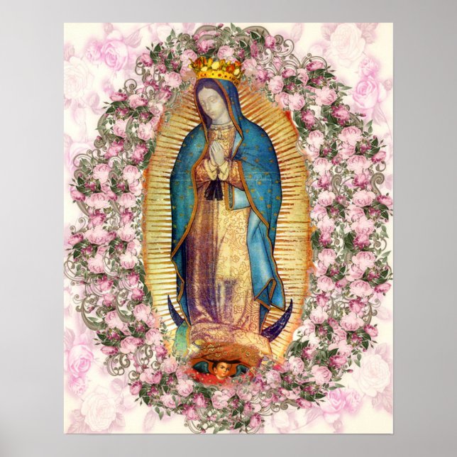 Poster Notre-Dame de Guadalupe Vierge Marie 203 (Devant)