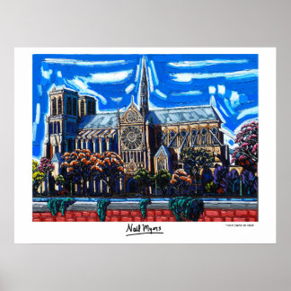 Poster "Notre Dame de Paris" par Neil Myers