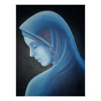Notre-Dame des Douleurs : Portrait Bleu Éthéré