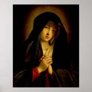 Poster Notre Dame des Douleurs Vierge Marie - Dolorosa