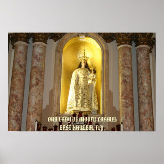 POSTER NOTRE DAME DU MONT CARMEL DE HARLEM EST, ...