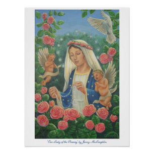 Poster 'Notre-Dame du Rosaire' par Jenny McLaughlin