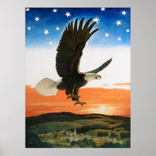 Poster Notre Emblème par Newell Convers Wyeth