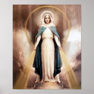 Poster Notre Madame d'image de dévotion de grâce