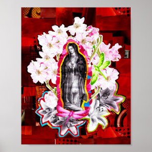 Poster Notre Mme de Guadeloupe (Our Lady of Guadeloupe)