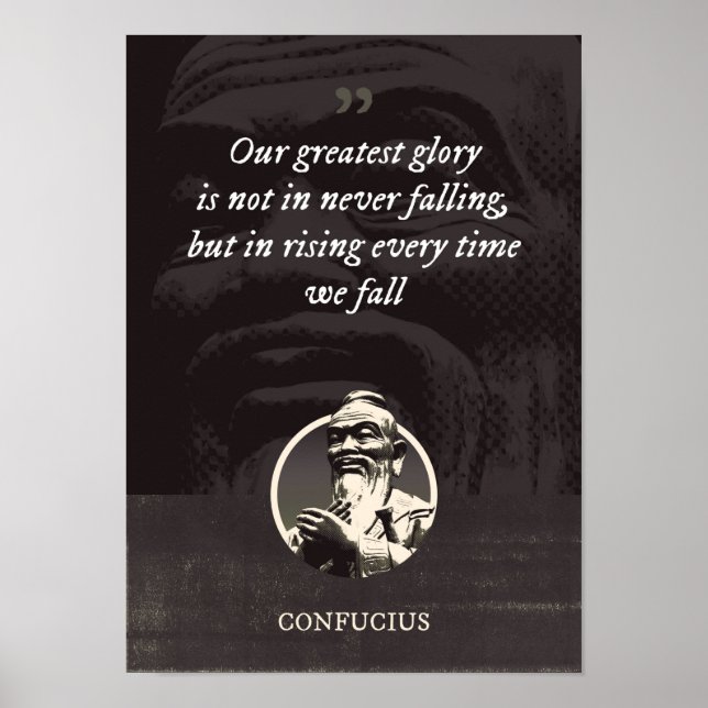 Poster Notre plus grande gloire n'est pas de ne jamais to (Devant)
