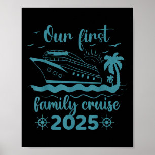 Poster Notre première croisière familiale, voyage de vaca