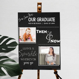 Poster Notre promotion de diplômés Then & Now 2026 Photo 