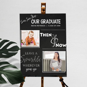 Poster Notre promotion de diplômés Then & Now 2026 Photo 