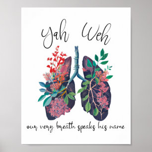 Poster Notre Respiration Parle Son Nom Yhwh Christian Rel