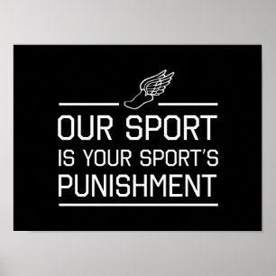 Poster Notre sport est la punition de votre sport