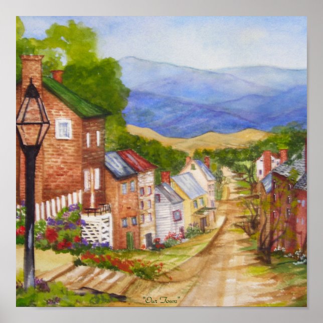 Poster "Notre ville" (Devant)