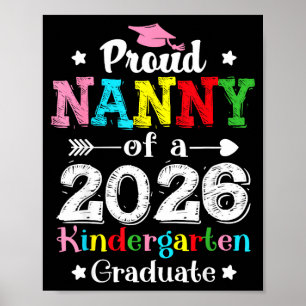Poster Nounou drôle et fière d'une classe de maternelle 2