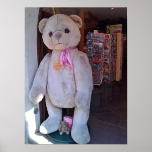 Poster Nounours en peluche à Rothenburg, Allemagne