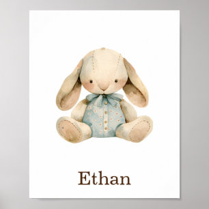 Poster Nourrisson Décor Jouet animal bébé lapin lapin lap