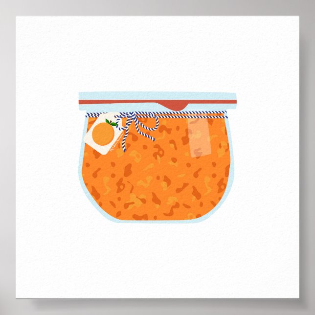 Poster Nourriture de canne - Confiture de pêche (Devant)