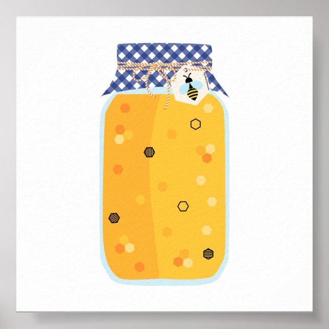 Poster Nourriture de canne - Miel (Devant)