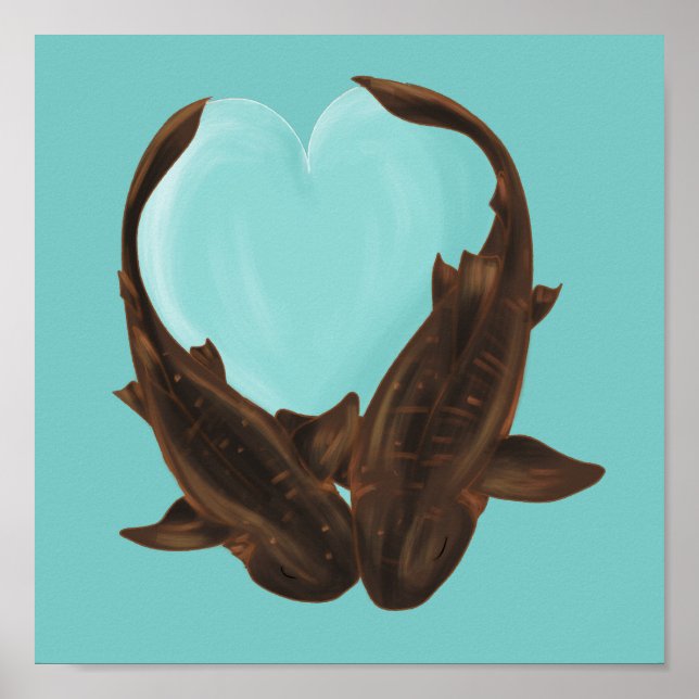 Poster Nourriture des requins (Devant)
