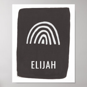 Poster Nourriture minimaliste moderne Arc-en-ciel Art Noi