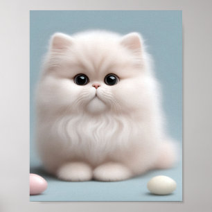 Poster Nourriture Perse Chat Kitten