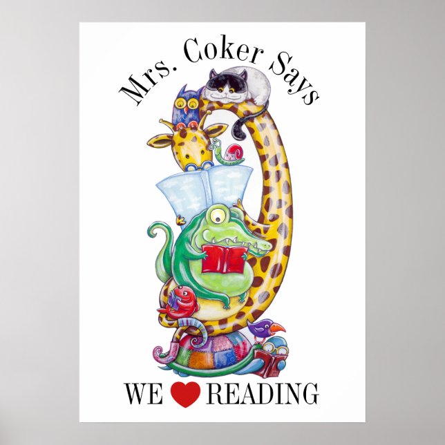 Poster Nous Aimons La Lecture ! (Devant)