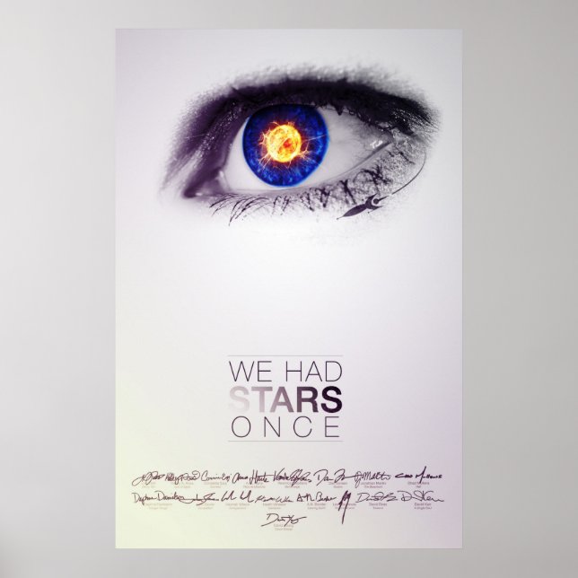 Poster Nous Avons Eu Des Étoiles Une Fois (Affiche Signée (Devant)