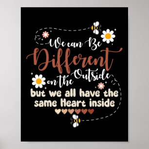Poster Nous avons le même cœur à l'intérieur du Mois de l