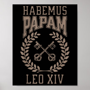 Poster Nous avons le nouveau pape Habemus Papam 2025 Nouv