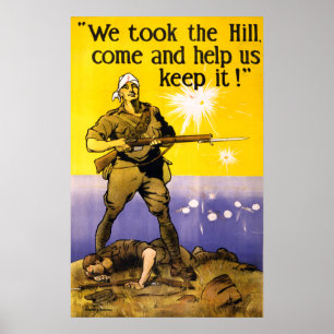 Poster Nous Avons Pris La Colline (Toile)