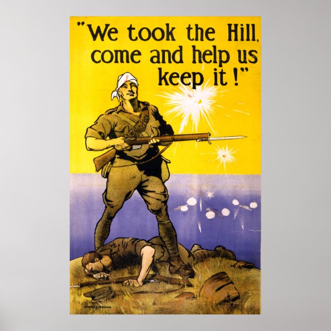 Poster Nous Avons Pris La Colline (Toile) (Devant)