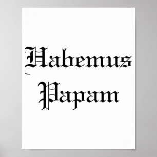Poster Nous avons un nouveau pape