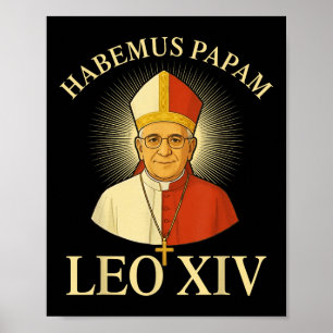 Poster Nous avons un pape_ Habemus Papam 2025 Vatican Leo