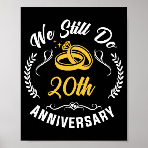 Poster Nous faisons encore 20 ans de jumelage couple 20e