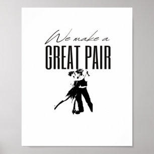 Poster Nous Formons Un Excellent Couple Mieux Ensemble Am