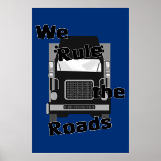 Poster Nous gouvernons les routes (Semi)