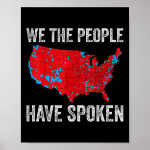 Poster Nous, Le Peuple, Avons Parlé De Carte Électorale, 