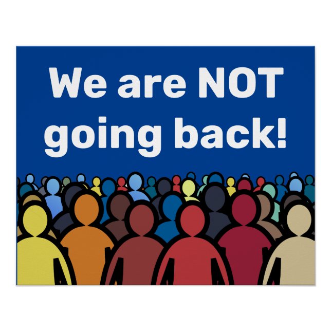 Poster Nous ne retournons pas (Devant)